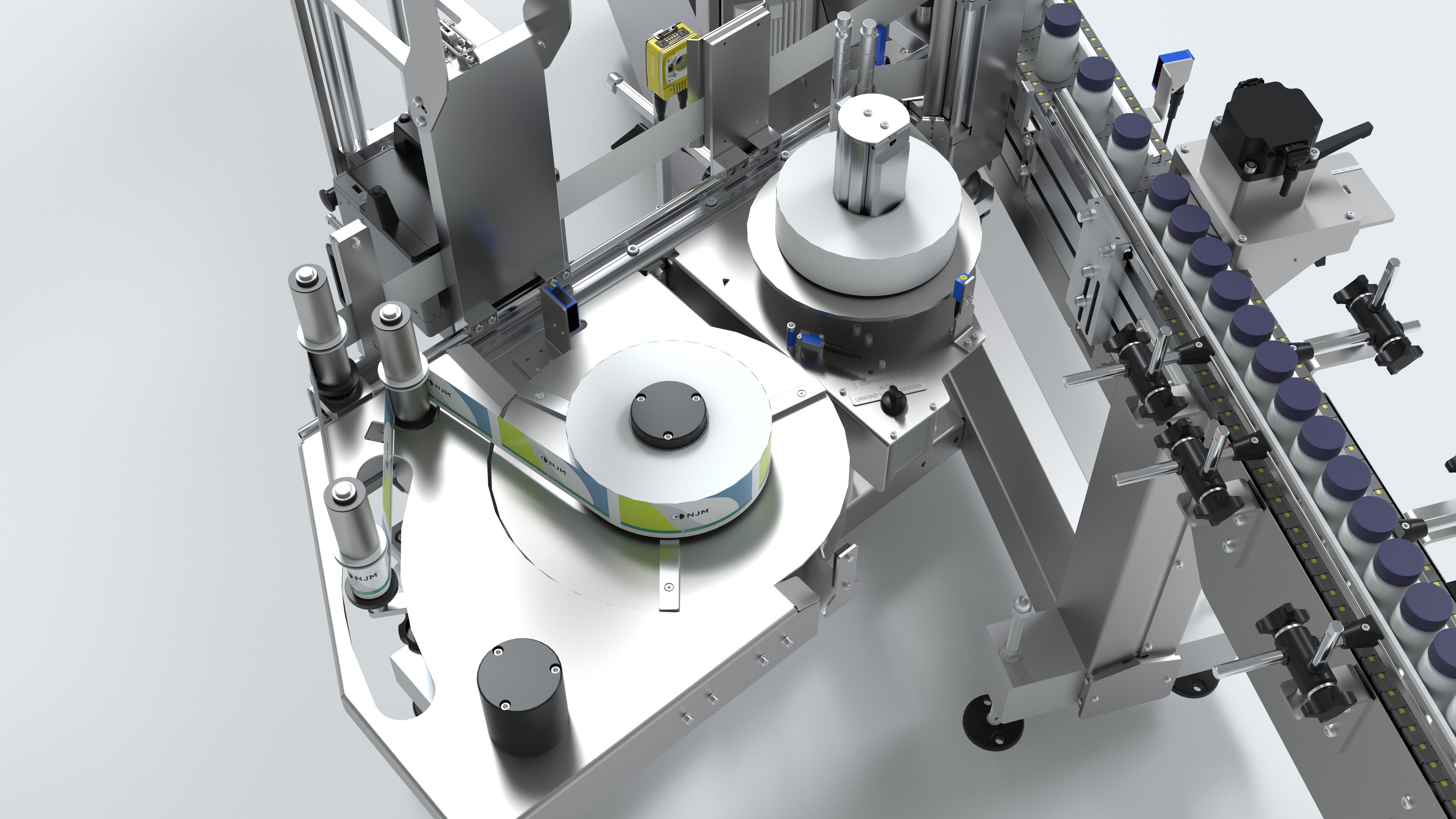 Broncomax Label Printer Automated Pharmaceutical Packaging & Labeling Systems | NJM