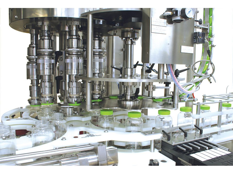 Set Screw Capper High-Speed Rotary Capper: Zalkin CAS Series Screw Capping Machine | NJM